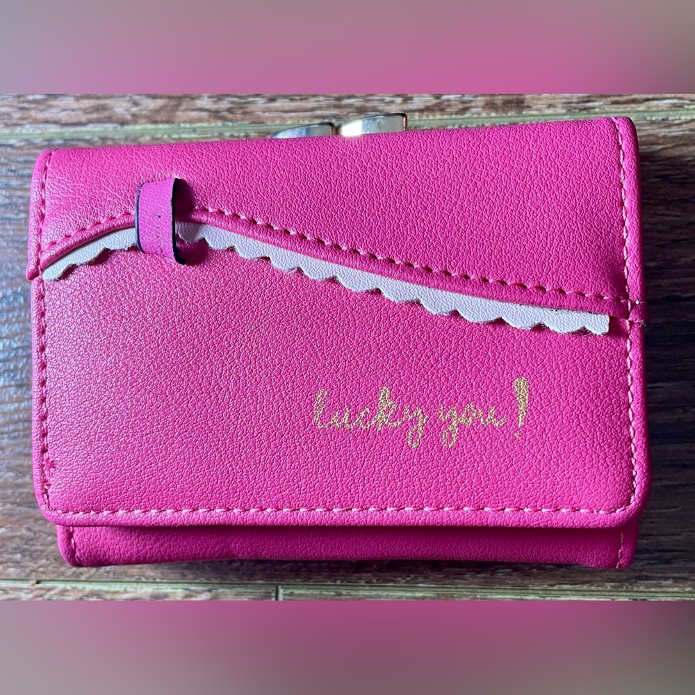 Women's Pink ‘lucky you!’ Wallet